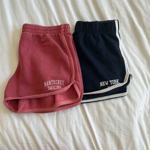 Brandy Melville sweatshorts bundle